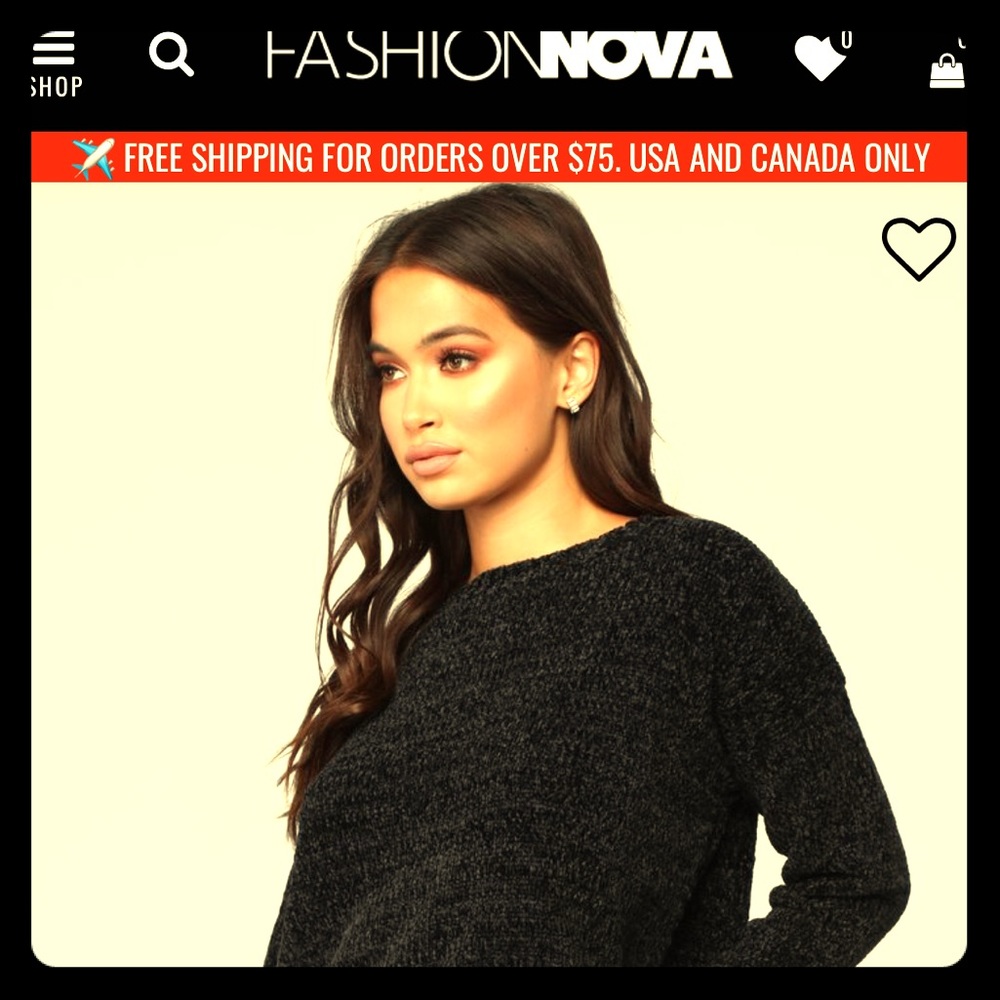 Fashion nova top/sweater